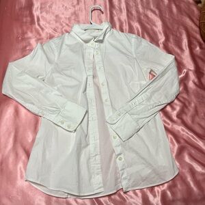 Classic White Button-Up Shirt